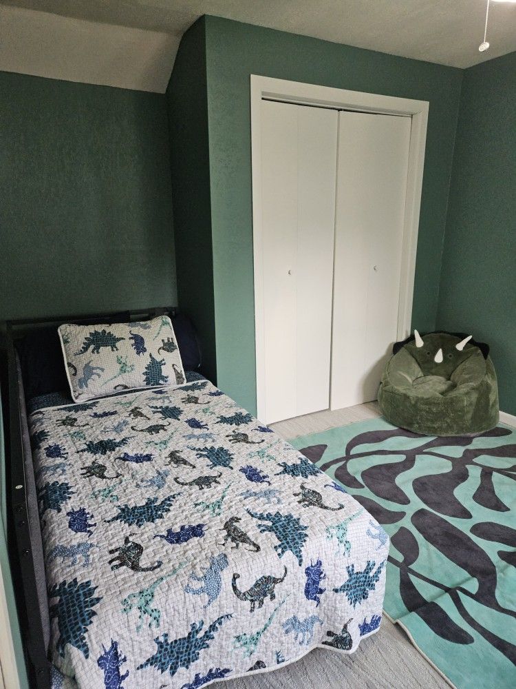 Dinasour Twin XL Comforter and Pillow Case