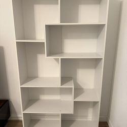 MOVIN’ SALE: $50 - Mainstays Modern 8-Cube Bookcase, White