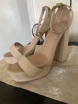 women suede brown heels 