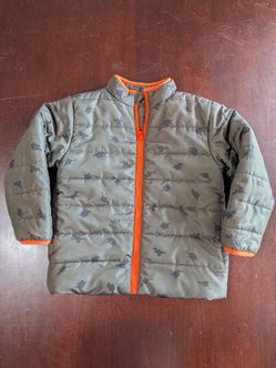 Toddler Boy Green Dinosaur Jacket Size 4T - Everett, WA