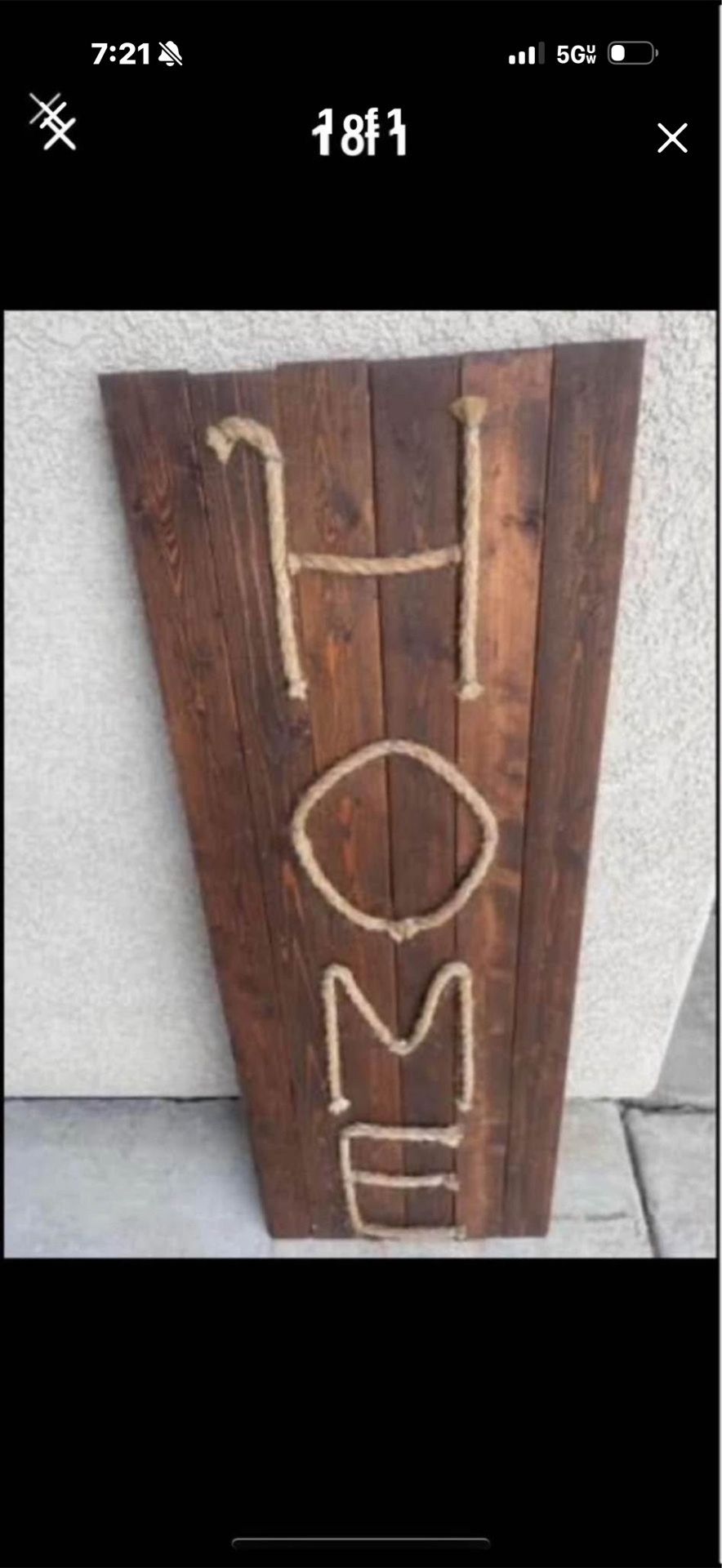 Home sign