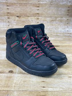 Nike Air Force 2 Premium High Black Men 8 - 329888-002