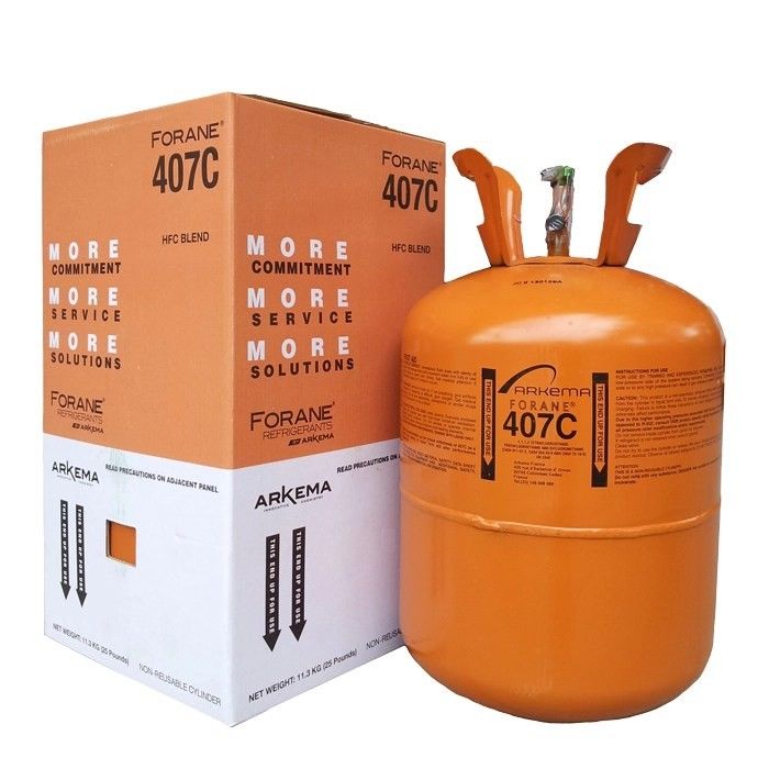 New Sealed Forane R407C (R22) Refrigerant Freon 25lbs R407C for Sale