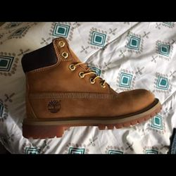 Leather Timberland Tan Boots 4M