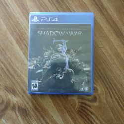 Shadow Of War - PS4
