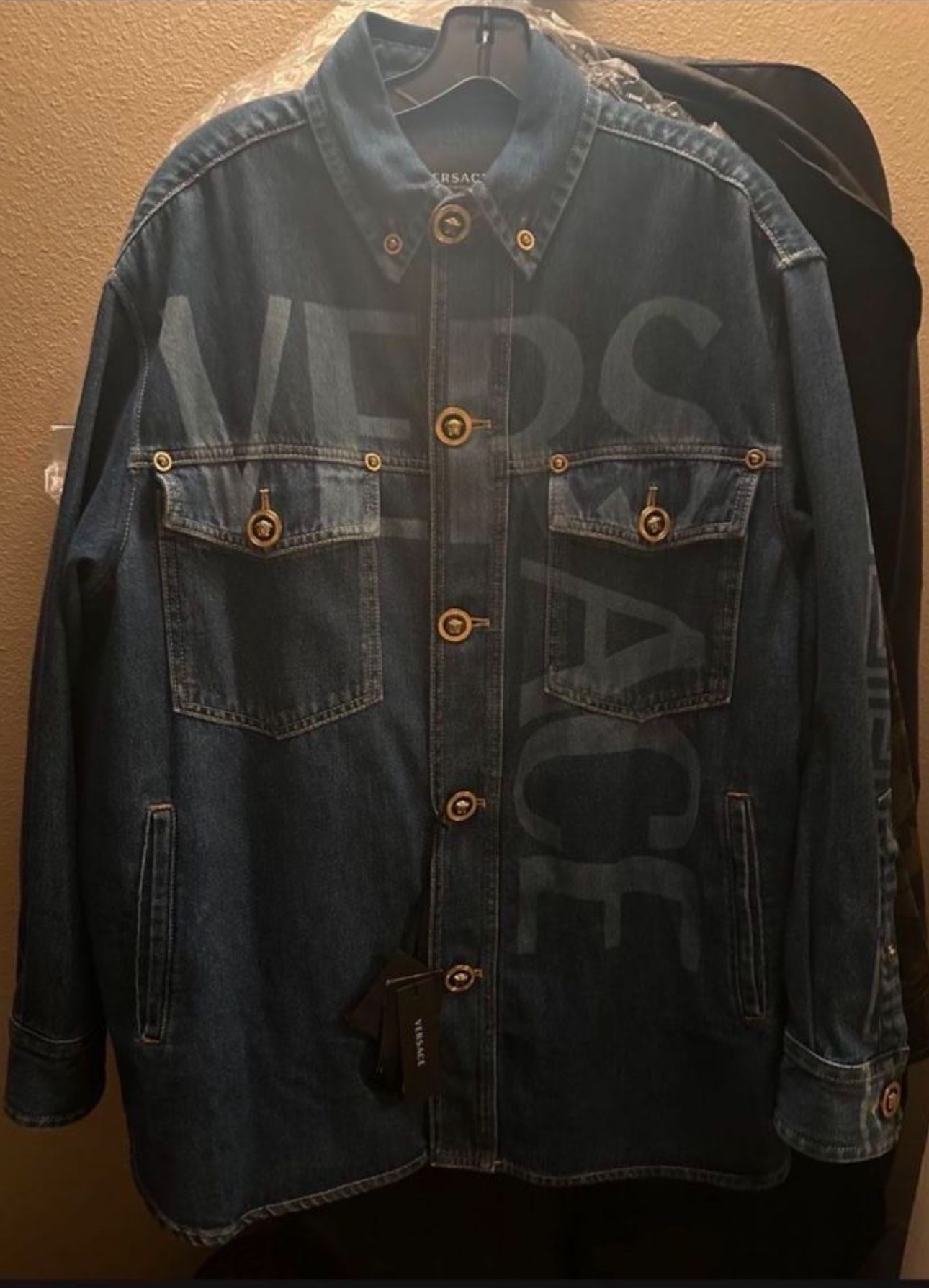 New Versace Denim Jacket XLarge $2000
