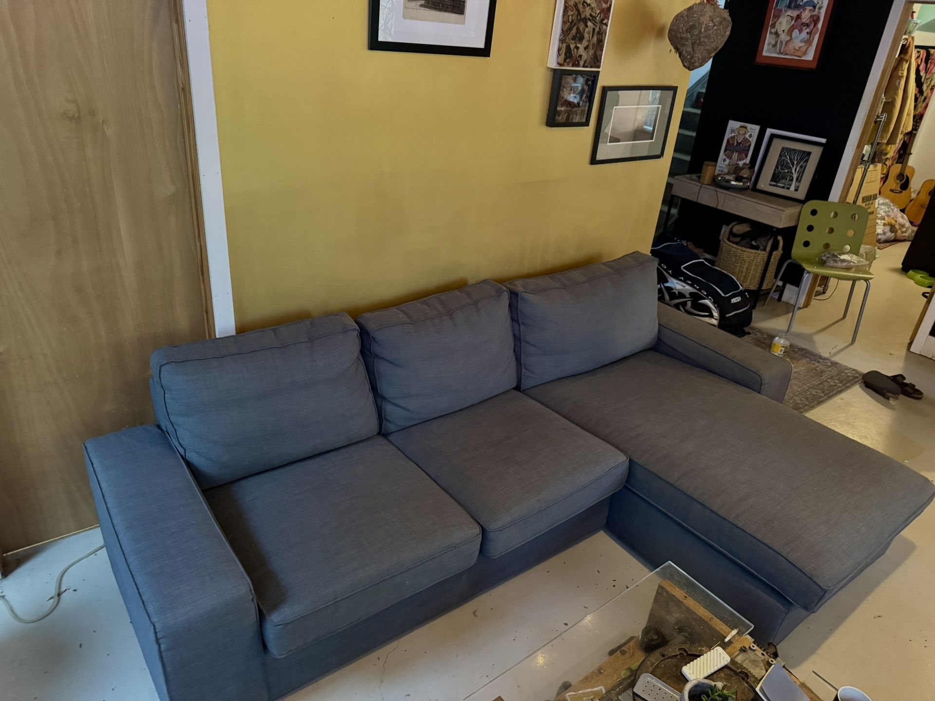 Gorgeous IKEA Chaise Sectional Sofa