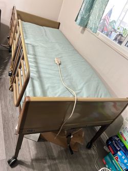 Invacare Electric Hospital Bed with Mattress