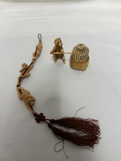 Hand Carved Bone Pieces