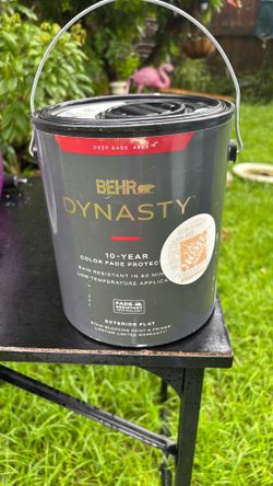 BEHR DYNASTY Exterior Flat Stain, Blocking Paint And Primer 10 Year Color Fade Protection