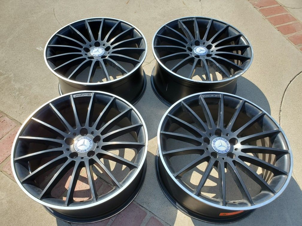 MERCEDES AMG STYLE RIMS! 19 INCH STAGGERED 5X112 CHEEEEAP! for Sale in ...
