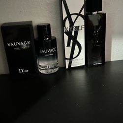 Sauvage Dior and Ysl Myslf 