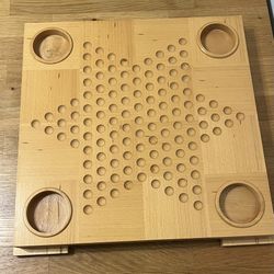 Chinese Checkers Wood Game Board 
