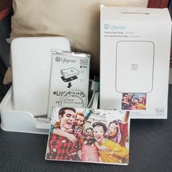Lifeprint 3x4.5 Portable Photo and Video Printer for iPhone and Android(New In Box)