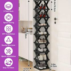 9 tier shoe rack $15 