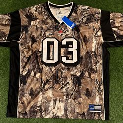 Adidas Originals Camo Football Jersey Oversized KD6250 - Men’s Size XL