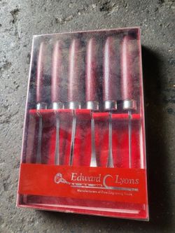 Edward C. Lyons fine engraving tools Wood Tool WoodWorking Tools Shop Garage Chisel