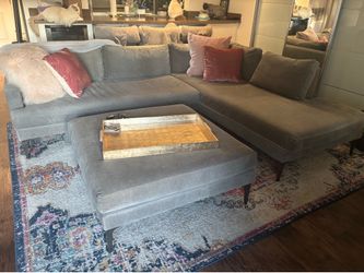 COUCH WITH OTTOMAN