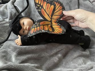 ANNE GEDDAS BUTTERFLY 14" DOLL (Unimax Toys, 1997) Newborn