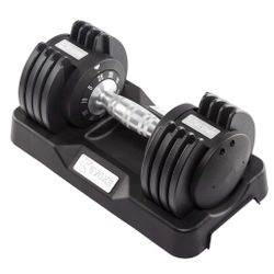Brand New 25 Pound Adjustable Dumbbell For $30