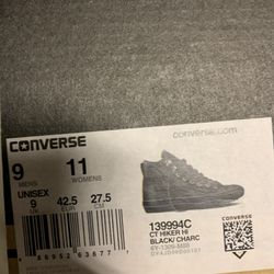 New Never Used Converse Hiker Shoes Unisex 9/11
