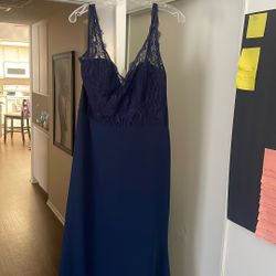 Navy Blue Large Formal Dress