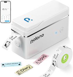  Label Maker Machine with Tape, P31S Bluetooth Label Printer, Mini Label Maker with Multiple Templates for School Office Home Organization, Wireless P