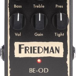 Friedman Amplification BE-OD Overdrive Guitar Effects Pedal