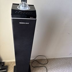 Sharper Image Blue Tooth Led Disco Ball Tower