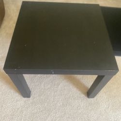 Sturdy Black IKEA  End Table-1 Ready for Pickup!