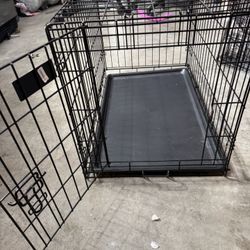 Folding Metal Dog Crate with Tray 🐶
