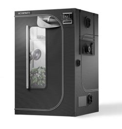 AC Infinity Full Grow Tent Setup - 2x Cloudray S6 Fans + Controller 69 Pro+ + Cloudlab 5x5 Tent