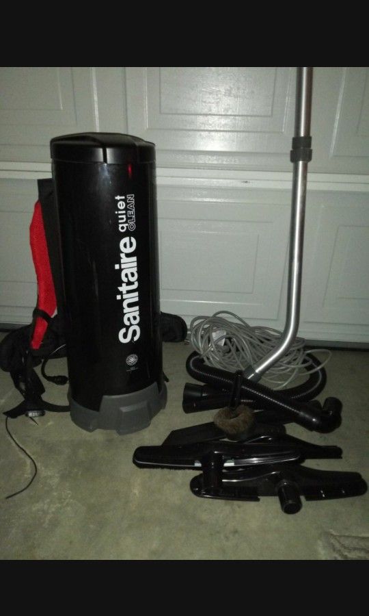 Sanitaire backpack commercial vacuum