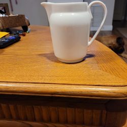 Martha Stewart Collection White Porcelain  Jug