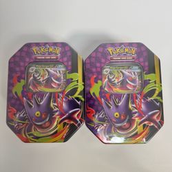 Pokémon Mega Gengar Moonlit Tin Lot of 2