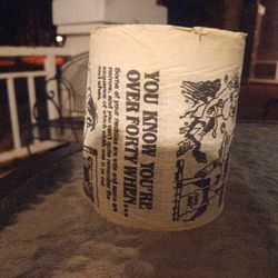 Toilet Paper Gag Gift Or Collectors