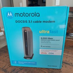 NEW MB8600 Motorola Docsis 3.1 Cable Modem