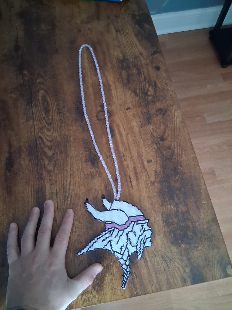 Beaded Vikings Medallion & Necklace