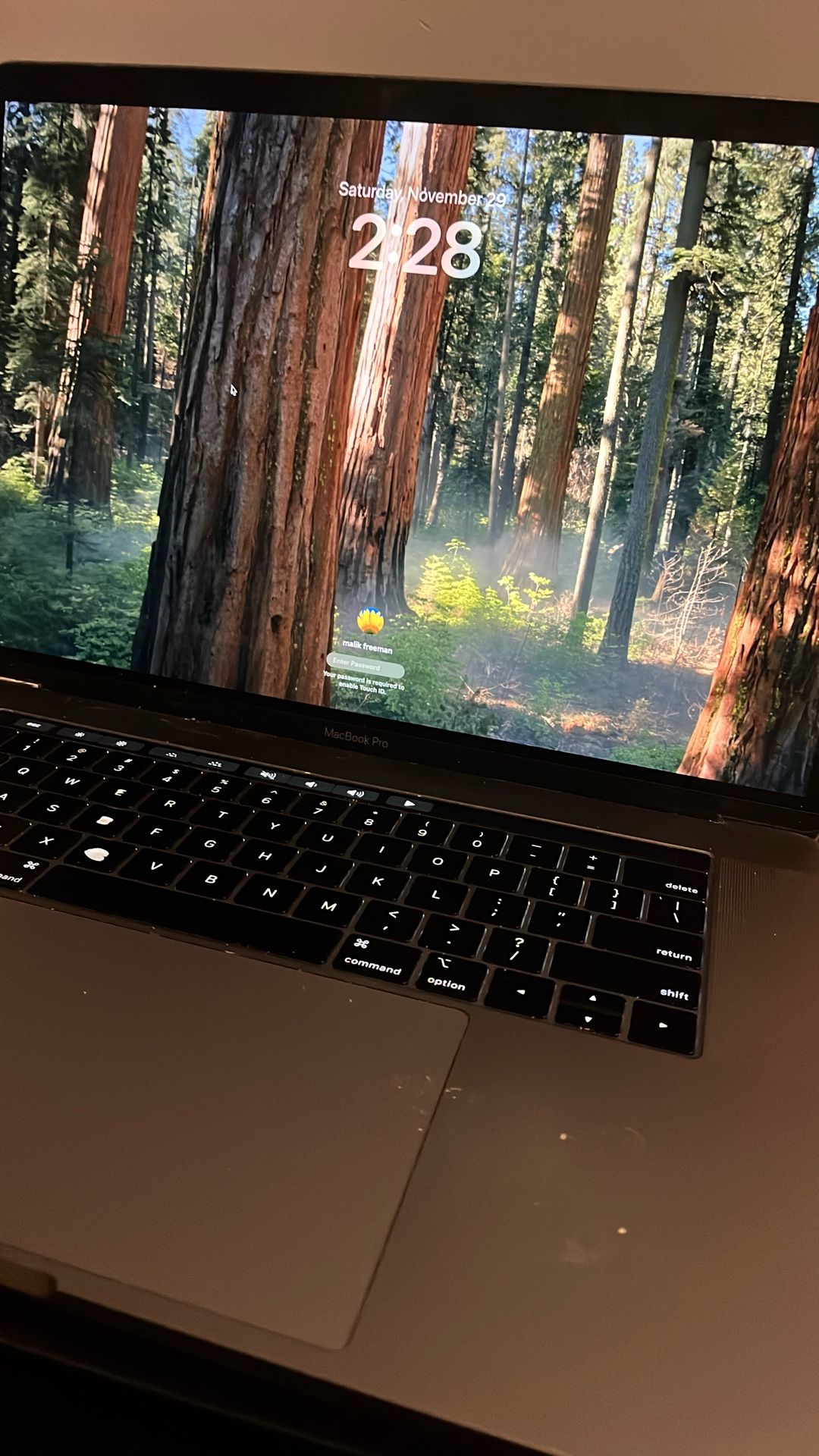 Selling MacBook Pro.