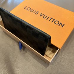 Loius Vuitton HAUTE CLASSICS Material Graphite Damier Pocket Agenda Cover 