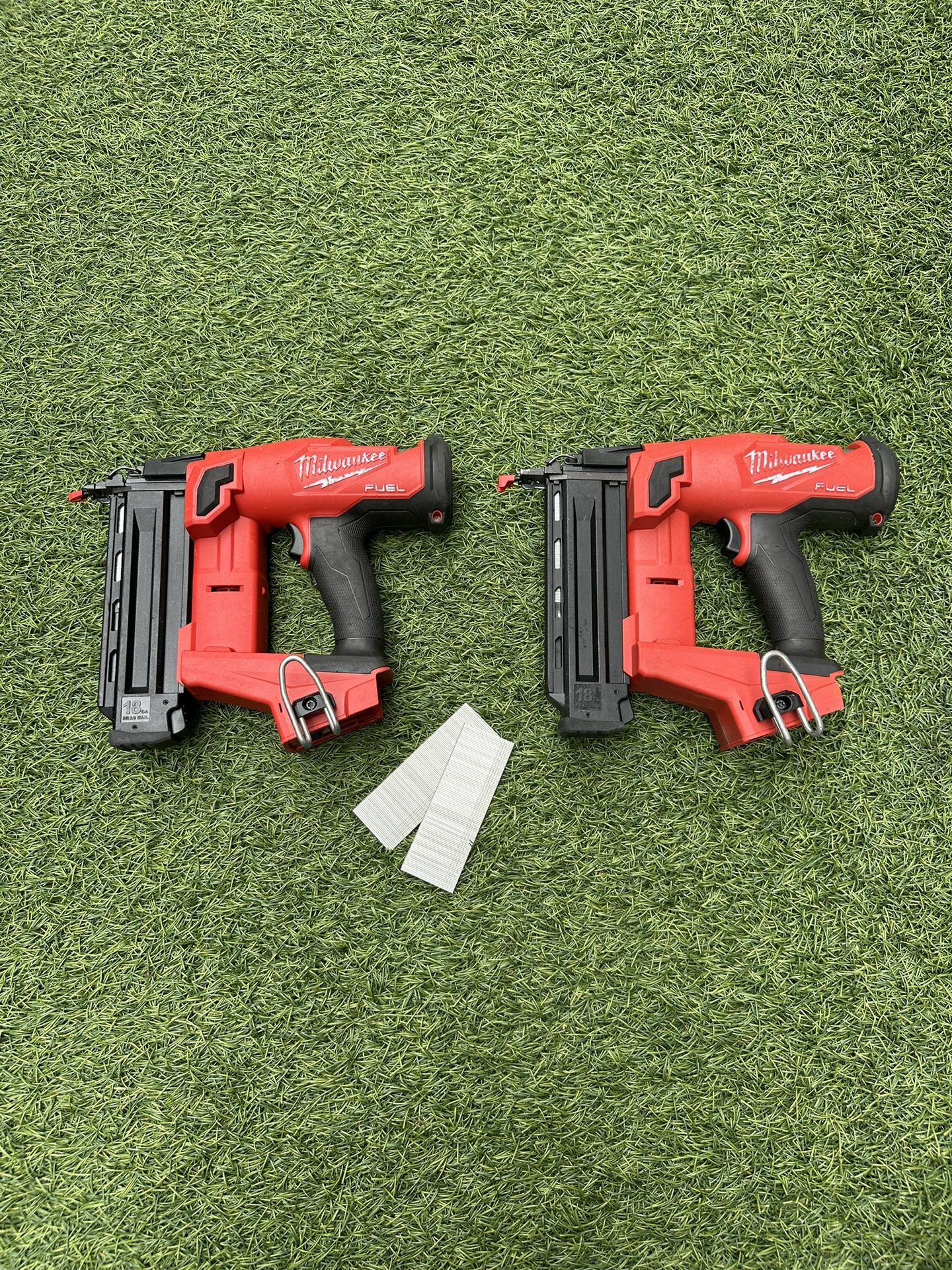 Milwakee M18 Fuel Brad Nailer 18Ga,like new $200 each