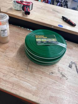 （R-1-28）100 ft. Flat Sprinkler Hose for Lawn and Garden, Heavy Duty Soaker Hose w