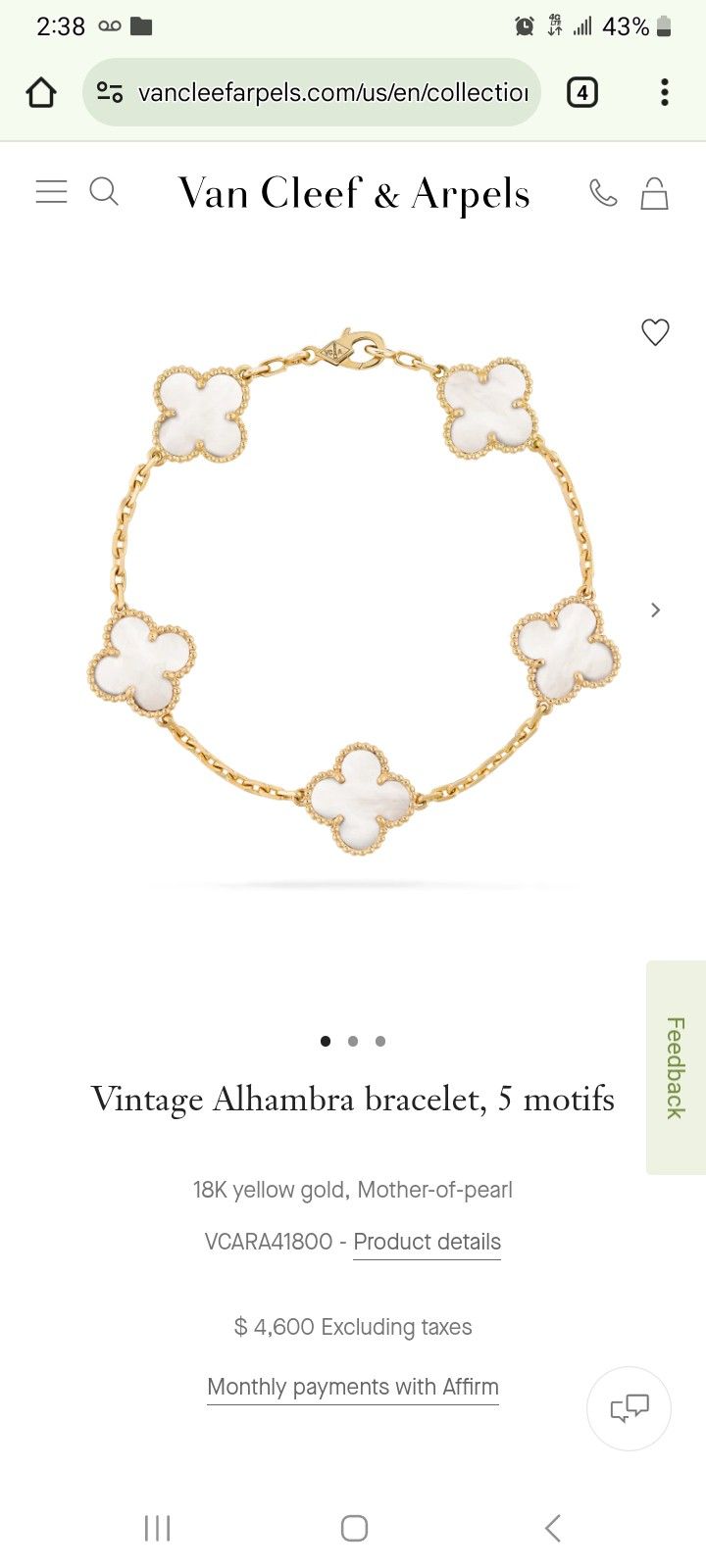 Vca Braclet