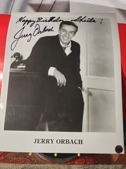 Jerry Orbach Hand Signed  8x10  Dirty Dancing / Law & Order W/COA
