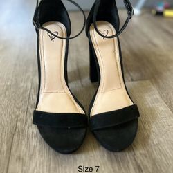 Black Suede Heels