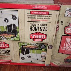 17.5 EXPERT GRILL & 12lbs Bag Charcoal 