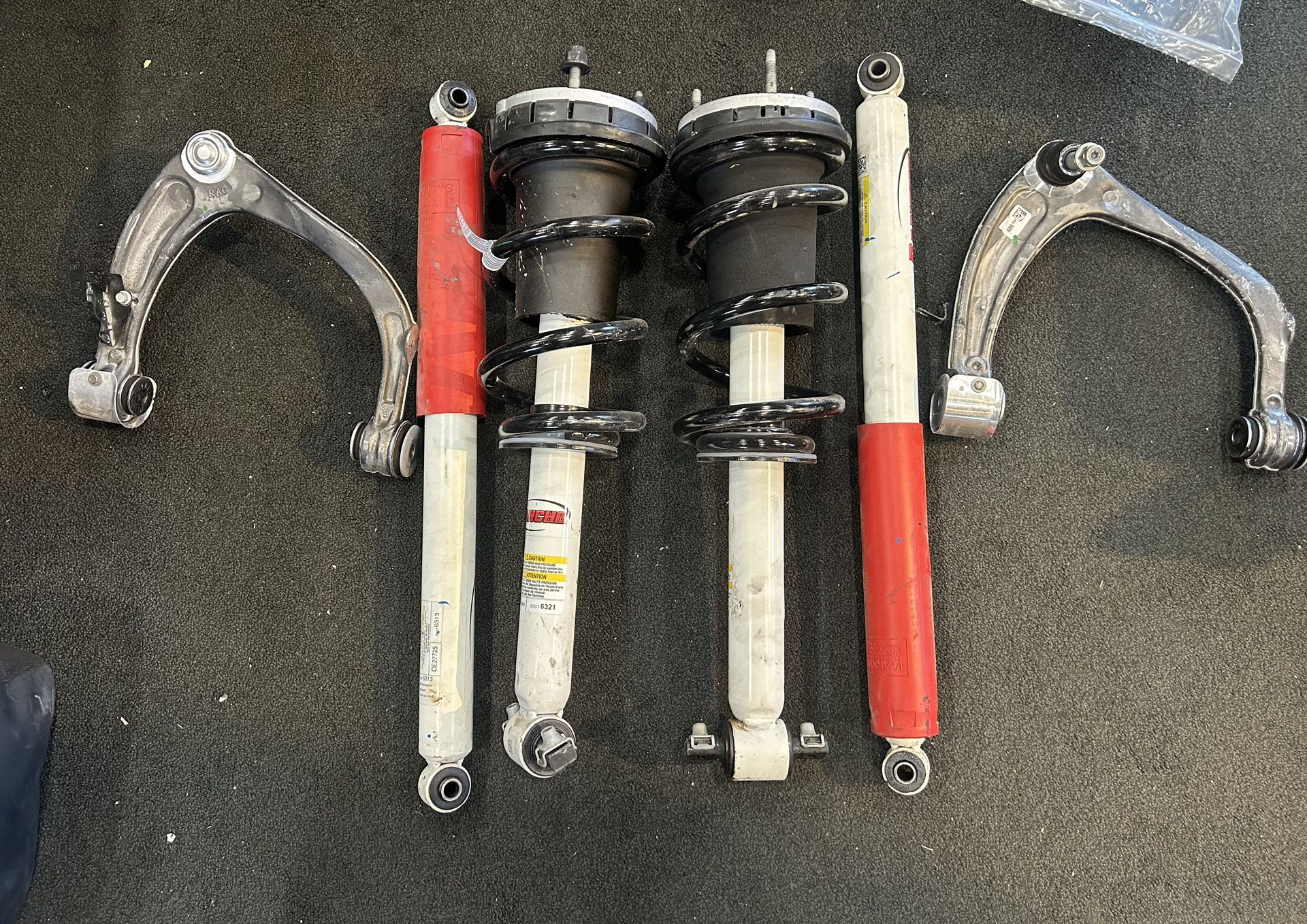 OEM 2019-25 Chevy Silverado 1500 Factory Shocks Struts & Control Arms By Rancho