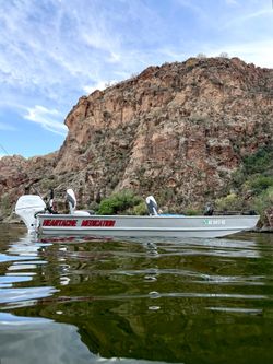 Tracker 1436 Jon boat with 15hp Suzuki