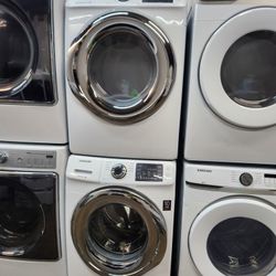 💢💯SAMSUNG SET STEAM WASHER AND ELECTRIC DRYER WITH WARRANTY 