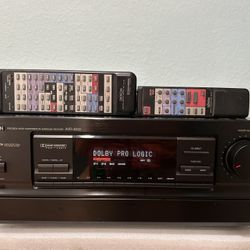 DENON AVR-3000 AV Surround Receiver, 5 CH Amplifier With 2 Remotes